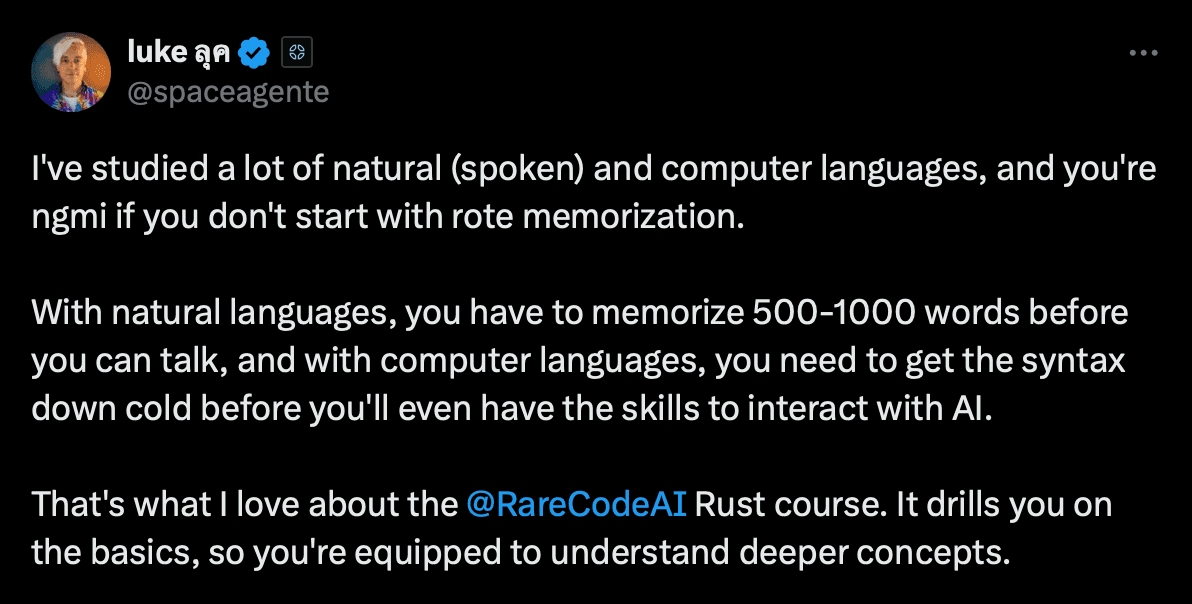 Luke RareCode review screenshot