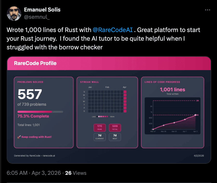 SemNul 1000 lines of Rust screenshot